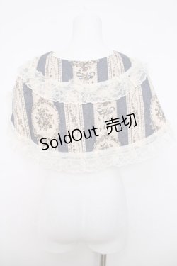 画像2: metamorphose / アンティークブーケケープ  ブルー Y-26-04-01-111-ME-JA-AS-ZY