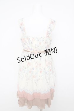 画像2: axes femme / ローズ柄チュニック  生成り Y-26-04-01-116-AX-OP-SZ-ZY