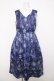 画像1: axes femme / トゥインクルスノー柄ワンピース F 紺 Y-26-04-01-123-AX-OP-SZ-ZY (1)