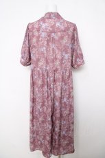画像2: axes femme / ローズレース柄ボータイワンピース F ピンク Y-26-04-01-127-AX-OP-SZ-ZS (2)