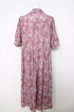 画像2: axes femme / ローズレース柄ボータイワンピース F ピンク Y-26-04-01-127-AX-OP-SZ-ZY