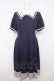 画像1: axes femme / タイ付き×セーラー襟ワンピース F 紺 Y-26-04-01-129-AX-OP-SZ-ZY (1)