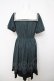画像2: axes femme / タイ付き×セーラー襟ワンピース F グリーン Y-26-04-01-133-AX-OP-SZ-ZY (2)