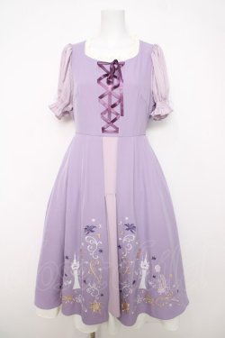 画像1: axes femme / 塔の上のラプンツェル/ワンピース F ラベンダー Y-26-04-01-134-AX-OP-SZ-ZY
