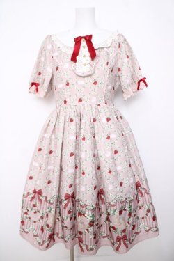 画像1: axes femme kawaii / ベリーフィールズワンピース  ピンク Y-26-04-01-138-AX-BL-SZ-ZY