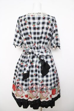 画像2: axes femme kawaii / ベリーズピクニックワンピース  黒 Y-26-04-01-139-AX-OP-SZ-ZY