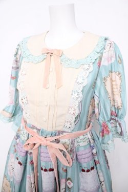 画像3: axes femme kawaii / ティティ×ベアファミリーワンピース  ミント Y-26-04-01-140-AX-OP-SZ-ZY