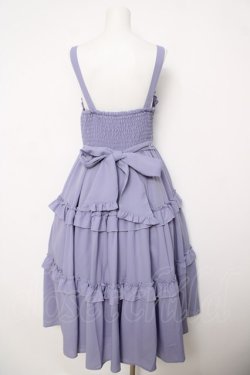 画像2: axes femme kawaii / ロマンティックフリルジャンパースカート  ラベンダー Y-26-04-01-142-AX-OP-SZ-ZY