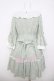 画像2: axes femme kawaii / メアリー姫袖ドレス  ミント Y-26-04-01-151-AX-OP-SZ-ZY (2)