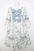 axes femme kawaii / アンティークローズ柄ワンピース  生成り Y-26-04-01-152-AX-OP-SZ-ZY