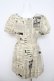 画像2: pays des fees  / NEWSPAPERバルーンワンピース  キナリ Y-26-04-01-154-PU-OP-SZ-ZY (2)