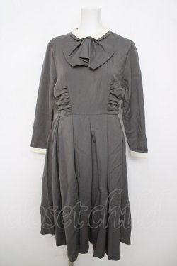 画像1: an another angelus / ジャボ付きクレリックワンピース F グレイ Y-26-04-01-163-CA-OP-SZ-ZY