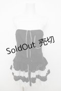 lilLilly / フリルシャツベルトキャミワンピ F ブラック Y-26-04-01-167-LO-OP-SZ-ZY