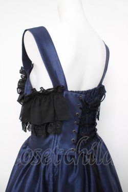 画像5: ATELIER PIERROT / Secret Chamber Corset 　ジャンパースカート  ネイビー Y-26-04-01-174-EL-OP-SZ-ZY