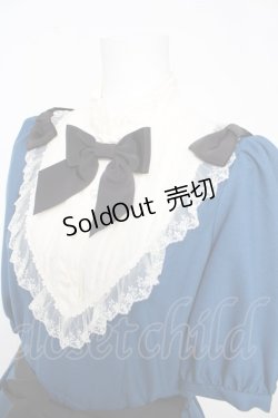 画像3: Innocent World / スタンドカラートリプルリボンワンピース  ブルー Y-26-04-01-175-IW-OP-AS-ZY