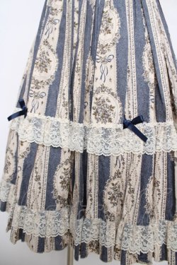 画像4: metamorphose / アンティークブーケミディアムジャンパースカート  ブルー Y-26-04-01-177-ME-OP-AS-ZY