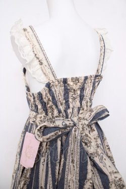 画像5: metamorphose / アンティークブーケミディアムジャンパースカート  ブルー Y-26-04-01-177-ME-OP-AS-ZY