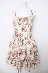 Victorian maiden / ロココブーケティアードリボンドレス  ピンク Y-26-04-01-178-CL-OP-AS-ZY