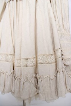 画像4: Hoshibako Works / リリアンヌ姉妹 ワンピース(ショート丈)  生成り Y-26-04-01-179-LO-OP-SZ-ZY