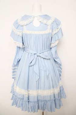 画像2: Hoshibako Works / リリアンヌ姉妹 ワンピース(ショート丈)  サックス Y-26-04-01-180-LO-OP-SZ-ZY