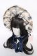 画像1: metamorphose / アンティークブーケボンネット  ブルー Y-26-04-01-029-ME-AC-AS-ZY (1)