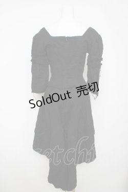 画像2: Na+H / ダメージガーゼワンピース  黒 Y-26-04-01-182-PU-OP-SZ-ZY