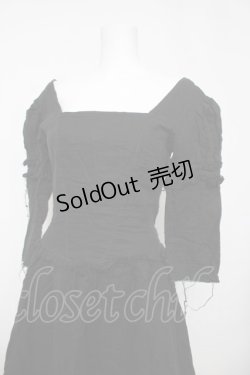 画像3: Na+H / ダメージガーゼワンピース  黒 Y-26-04-01-182-PU-OP-SZ-ZY