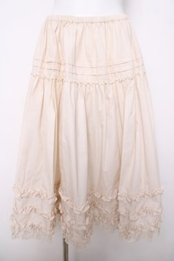 画像1: Innocent World / ペチスカート  生成り Y-26-04-01-186-IW-SK-AS-ZY