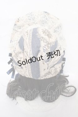 画像3: metamorphose / アンティークブーケボンネット  ブルー Y-26-04-01-029-ME-AC-AS-ZY