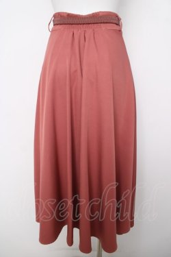 画像3: an another angelus / ローズ金具ベルト付きフレアースカート F コーラルレッド Y-26-04-01-189-CA-SK-SZ-ZY
