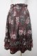 画像2: axes femme / 20th/ローズ柄スカート F ワイン Y-26-04-01-192-AX-SK-SZ-ZY (2)