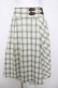 画像1: axes femme / ビッグチェックミディスカート  グリーン Y-26-04-01-194-AX-SK-SZ-ZY (1)