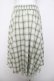 画像2: axes femme / ビッグチェックミディスカート  グリーン Y-26-04-01-194-AX-SK-SZ-ZY (2)