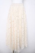 axes femme / レースサーキュラースカート M 生成り Y-26-04-01-198-AX-SK-SZ-ZY