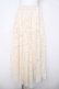 画像1: axes femme / レースサーキュラースカート M 生成り Y-26-04-01-198-AX-SK-SZ-ZY (1)