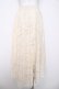 画像2: axes femme / レースサーキュラースカート M 生成り Y-26-04-01-198-AX-SK-SZ-ZY (2)