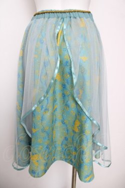 画像2: axes femme POETIQUE / Disneyアラジンスカート M グリーン Y-26-04-01-199-AX-SK-SZ-ZY