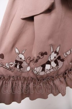 画像3: Amavel / Candy Rabbit リボンスカート F ブラウン Y-26-04-01-202-CA-SK-SZ-ZY