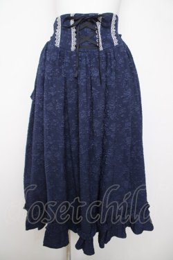 画像1: axes femme kawaii / メアリースカート  ネイビー Y-26-04-01-204-AX-SK-SZ-ZY