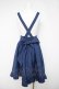 画像2: Amavel / ダブルリボンジャンパースカート  ネイビー Y-26-04-01-205-CA-OP-SZ-ZY (2)