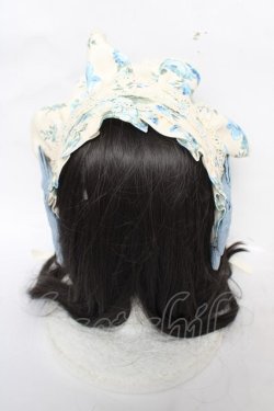 画像3: axes femme kawaii / アンティークローズ柄ハーフボンネット  生成り Y-26-04-01-031-AX-AC-SZ-ZY