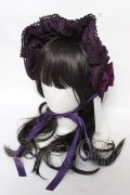axes femme kawaii / ベルベットドールハーフボンネット  パープル Y-26-04-01-033-AX-AC-SZ-ZY