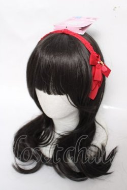 画像1: m petit by misako / AM*CGカチューシャ  中赤 Y-26-04-01-036-LO-AC-SZ-ZY