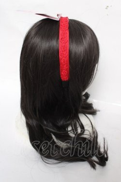 画像3: m petit by misako / AM*CGカチューシャ  中赤 Y-26-04-01-036-LO-AC-SZ-ZY