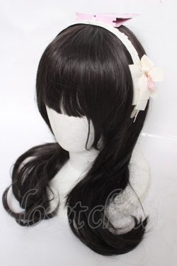 画像1: m petit by misako / AM*MAカチューシャ  濃白 Y-26-04-01-038-LO-AC-SZ-ZY