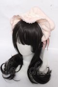 axes femme kawaii / ドットチュールフリルカチューシャ  ピンク Y-26-04-01-042-AX-AC-SZ-ZY
