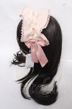 画像2: axes femme kawaii / ドットチュールフリルカチューシャ  ピンク Y-26-04-01-042-AX-AC-SZ-ZY