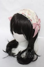画像1: Victorian maiden / ロココブーケロイヤルカチューシャ  アイボリー Y-26-04-01-043-CL-AC-SZ-ZY (1)