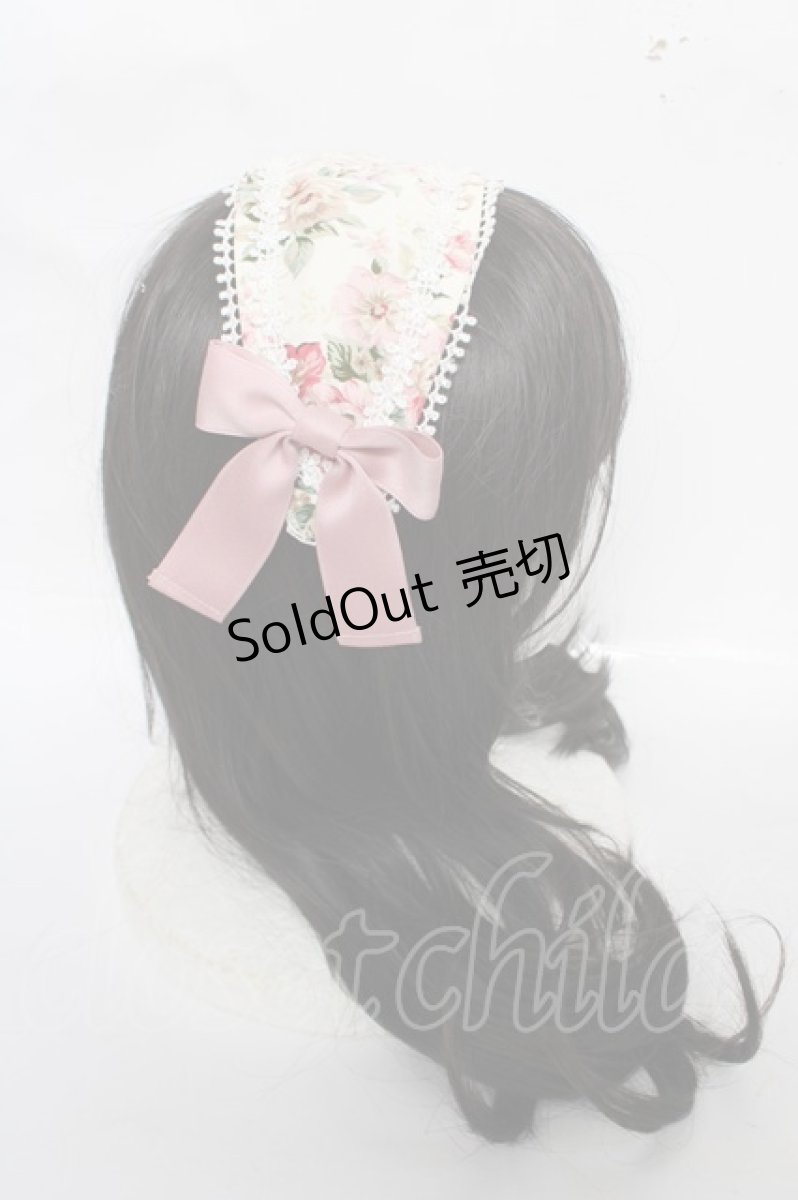 画像3: Victorian maiden / ロココブーケロイヤルカチューシャ  アイボリー Y-26-04-01-043-CL-AC-SZ-ZY (3)