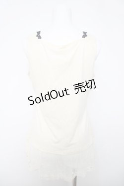 画像2: axes femme / シェルモチーフタンク  生成り Y-26-04-03-048-AX-TO-SZ-ZY